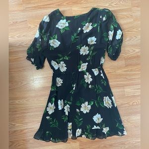 The Kooples Floral Silk Mini Dresd